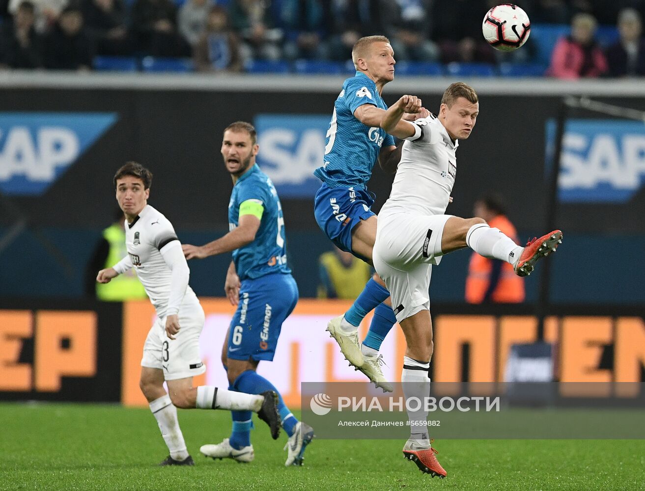 Футбол. РПЛ. Матч "Зенит" - "Краснодар"