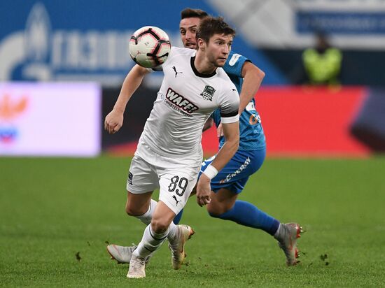 Футбол. РПЛ. Матч "Зенит" - "Краснодар"