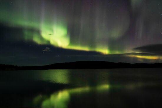 Северное сияние в Мурманской области