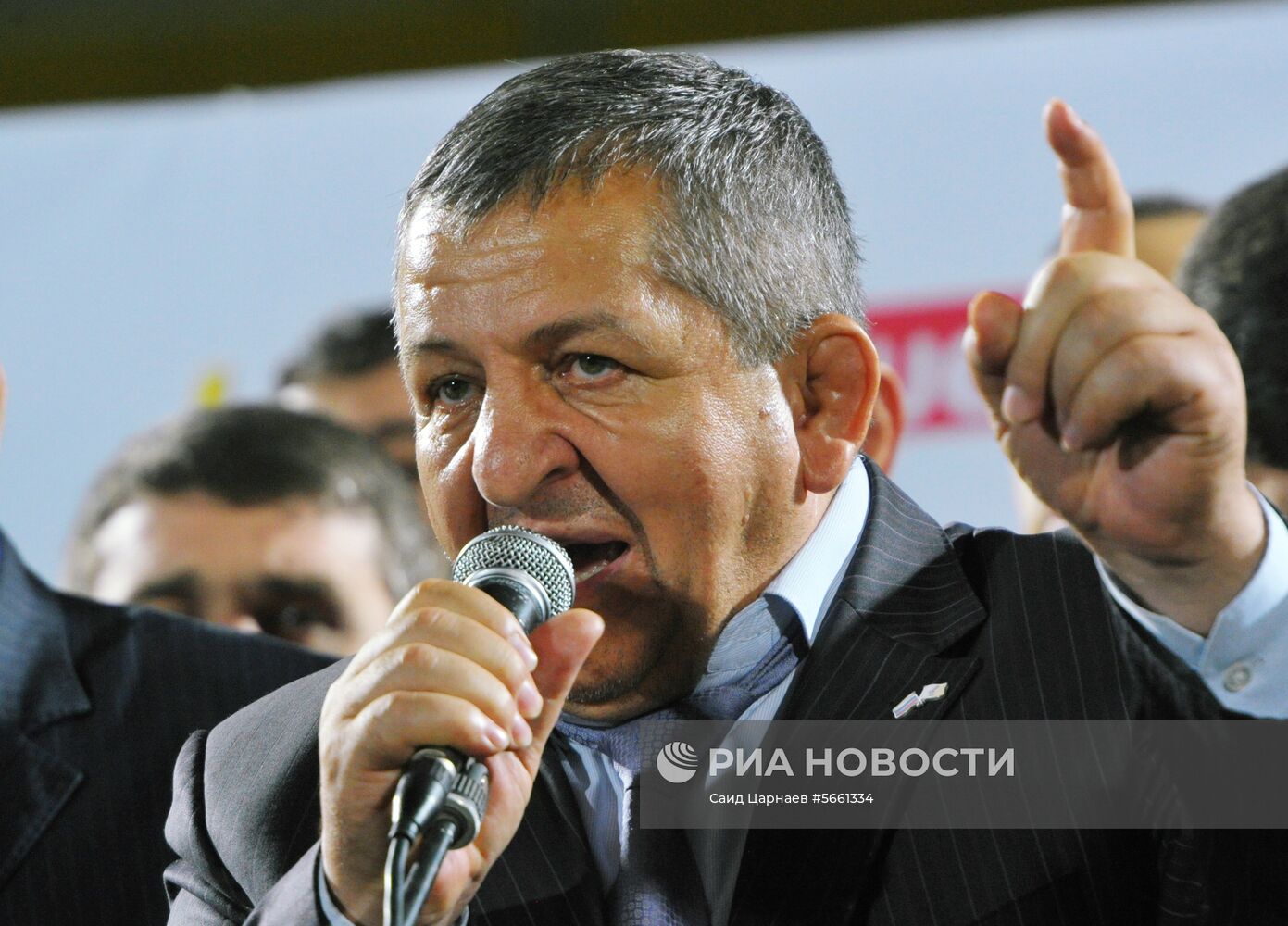 Чествование Хабиба Нурмагомедова в Махачкале