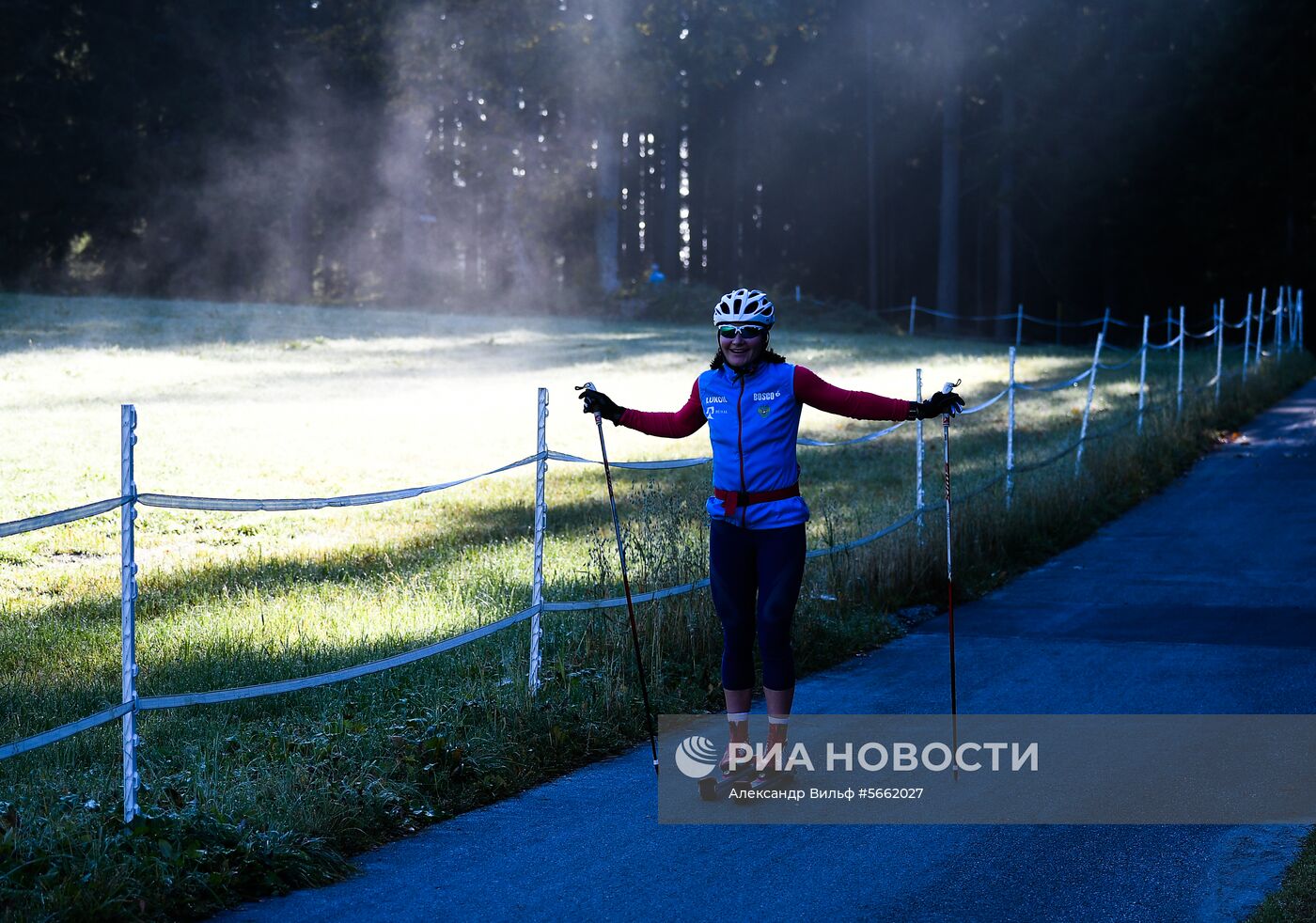 Тренировочный сбор российских команд по биатлону и лыжным гонкам