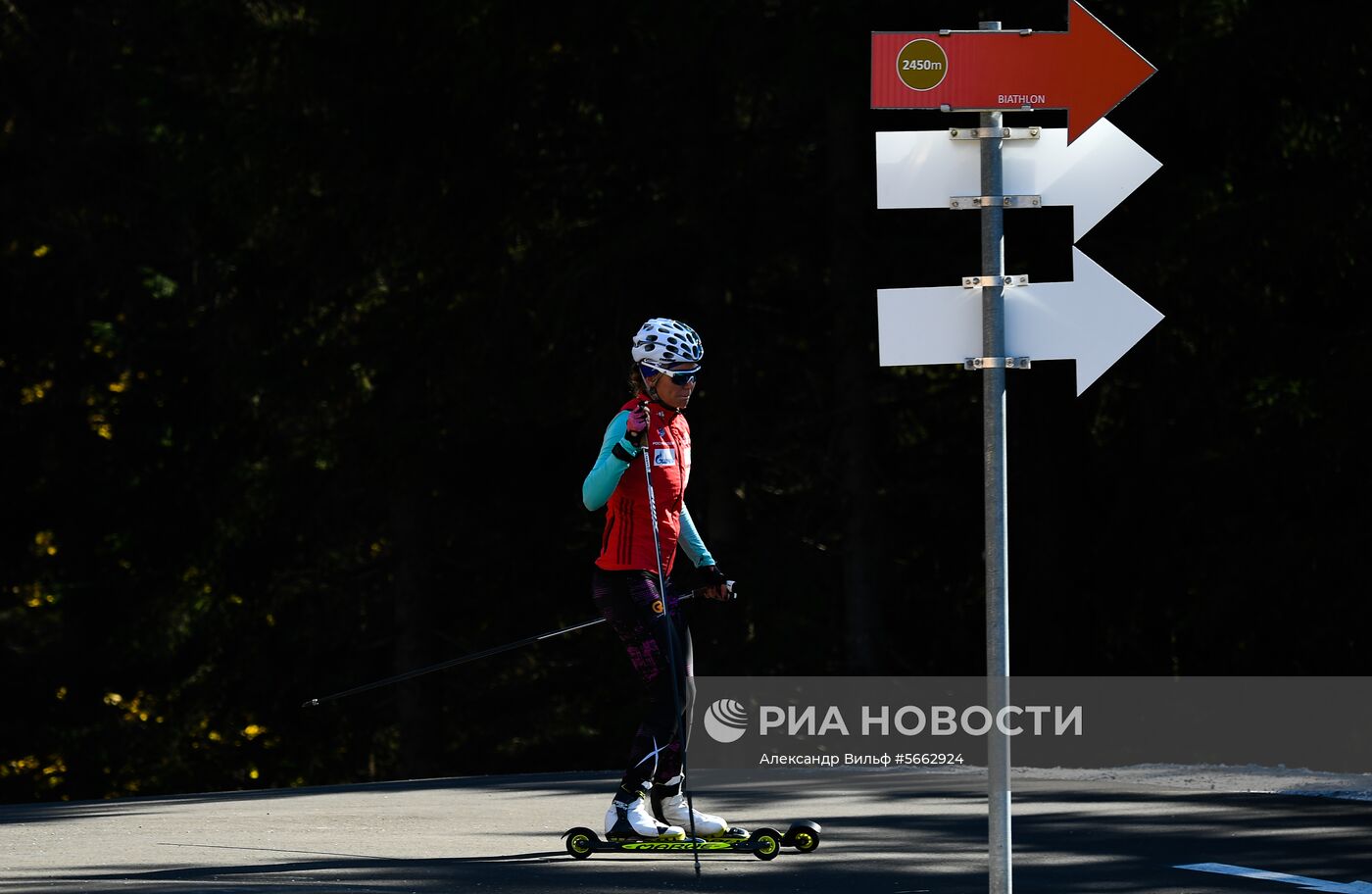 Тренировочный сбор российских команд по биатлону и лыжным гонкам