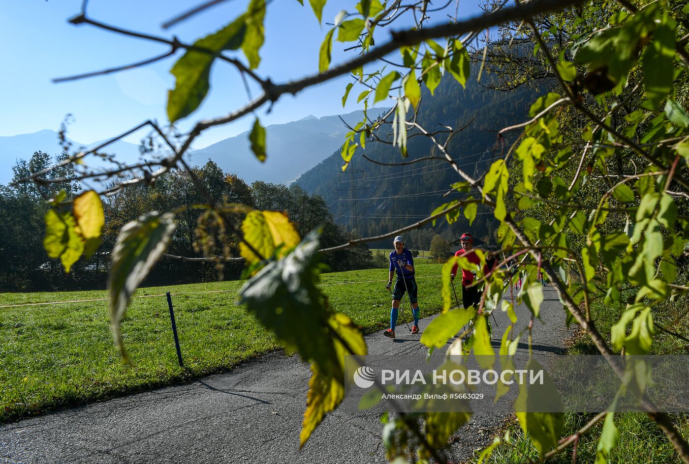 Тренировочный сбор российских команд по биатлону и лыжным гонкам