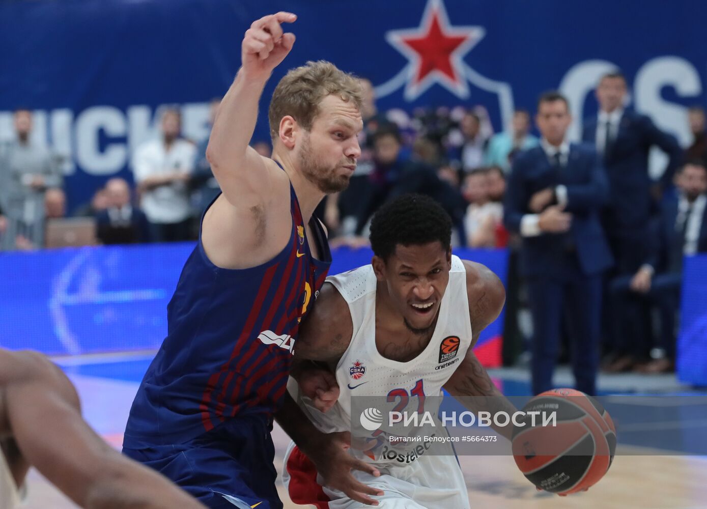 Баскетбол. Евролига. Матч ЦСКА - "Барселона"