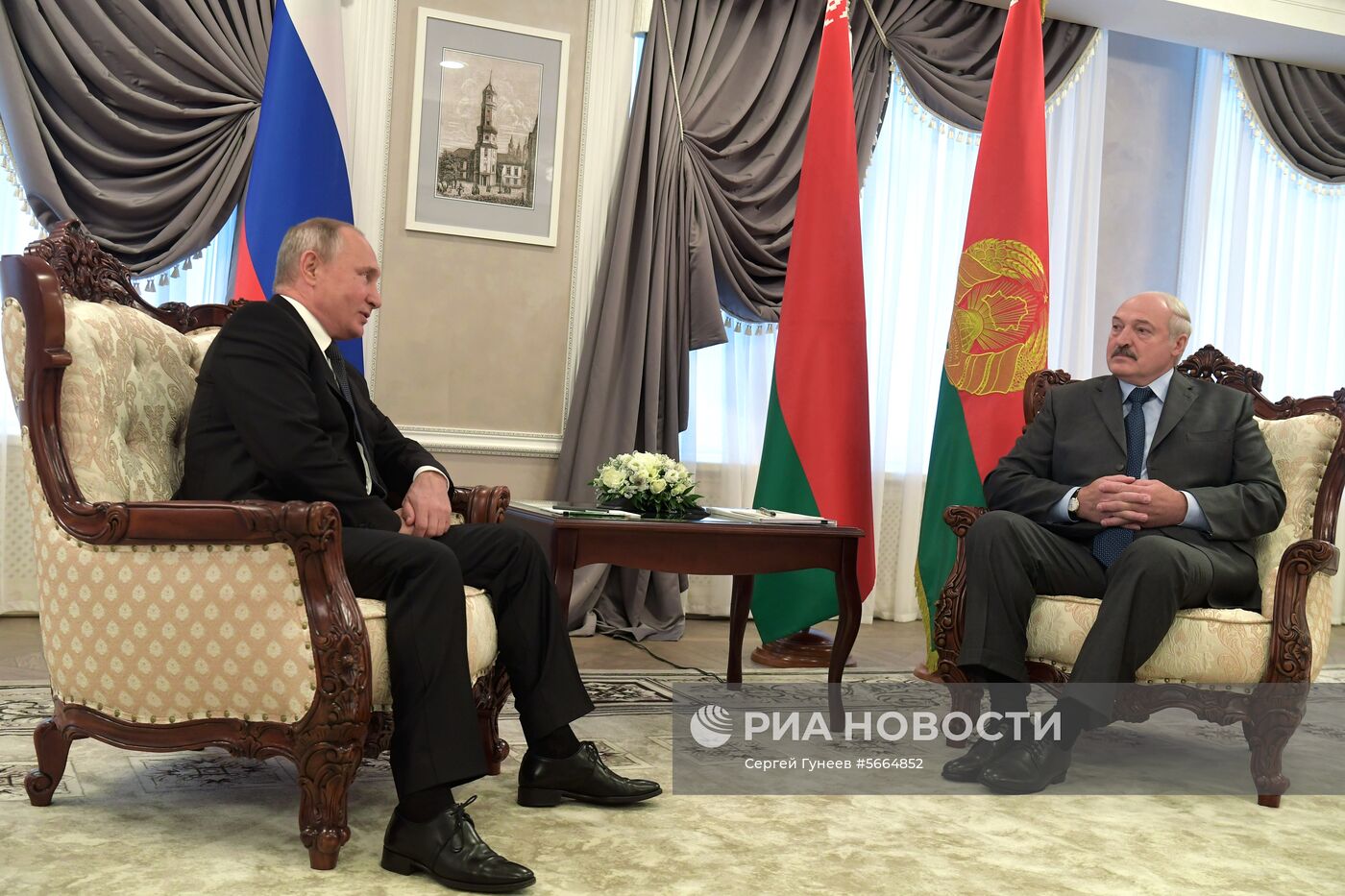 Визит президента РФ В. Путина в Белоруссию