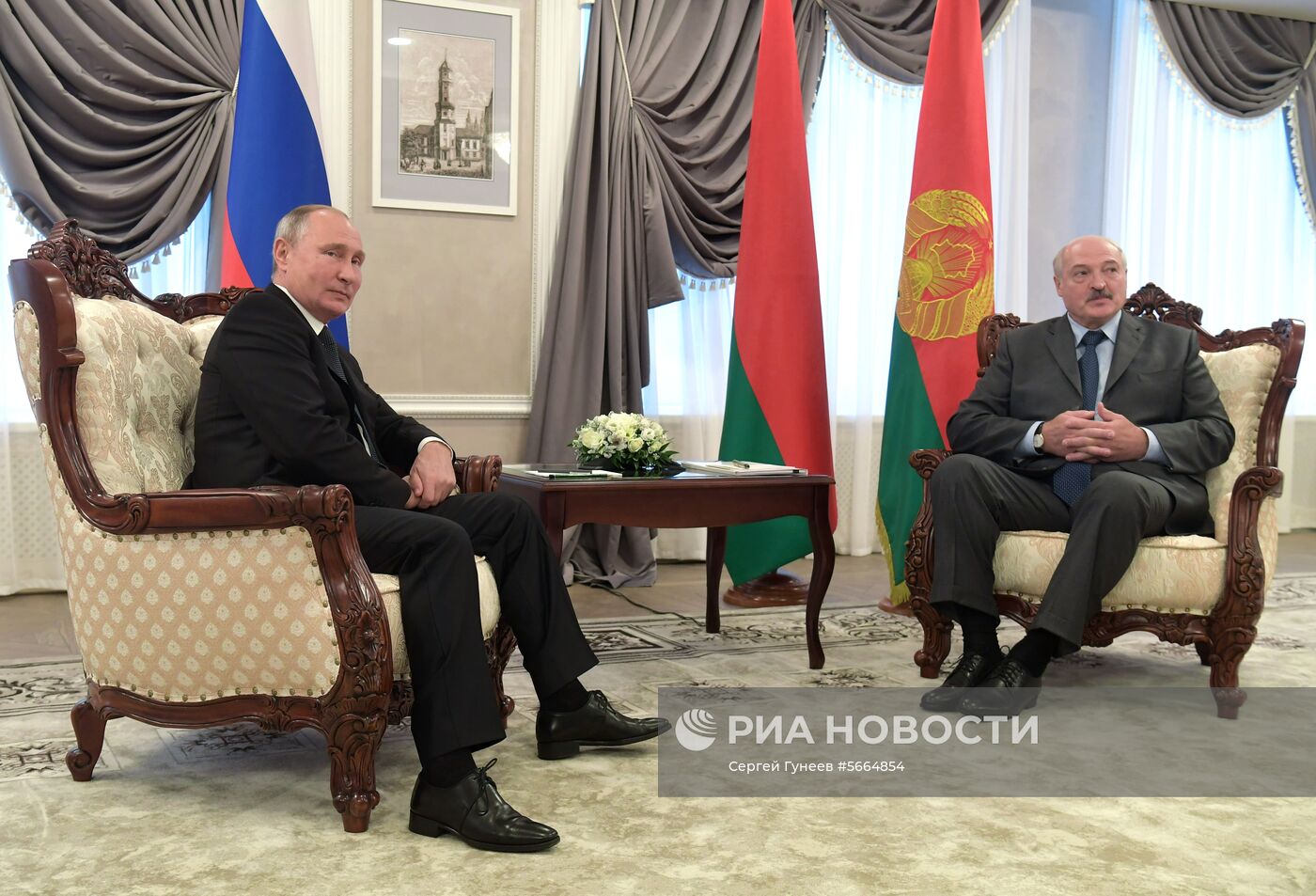 Визит президента РФ В. Путина в Белоруссию