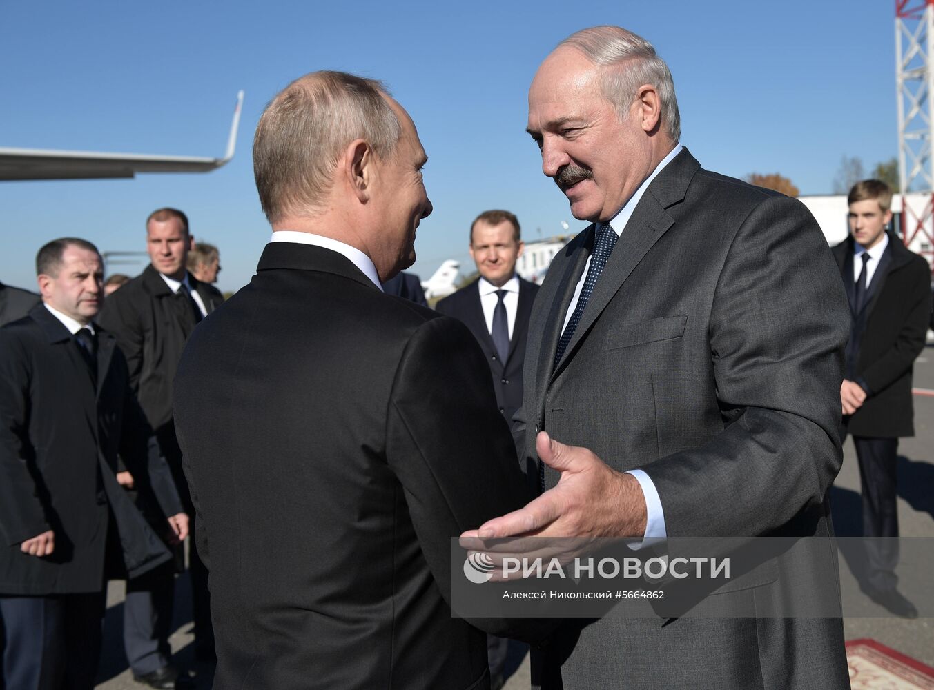 Визит президента РФ В. Путина в Белоруссию