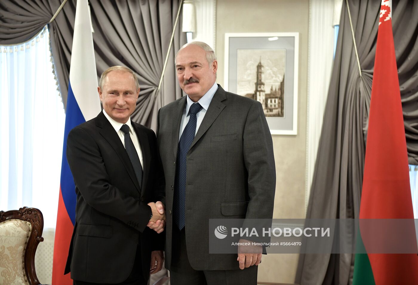 Визит президента РФ В. Путина в Белоруссию