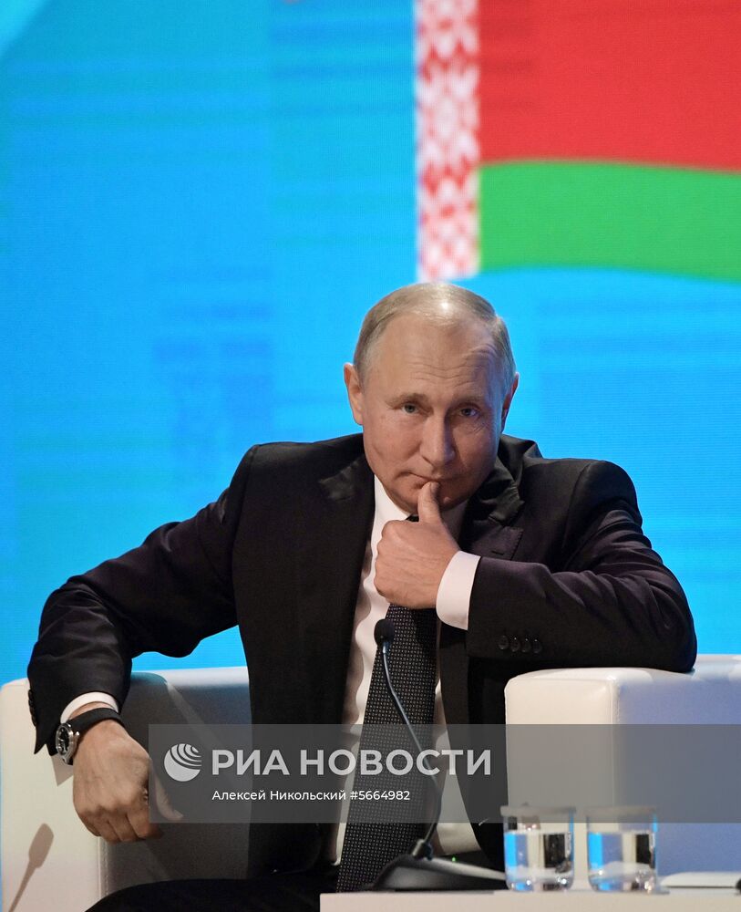 Визит президента РФ В. Путина в Белоруссию