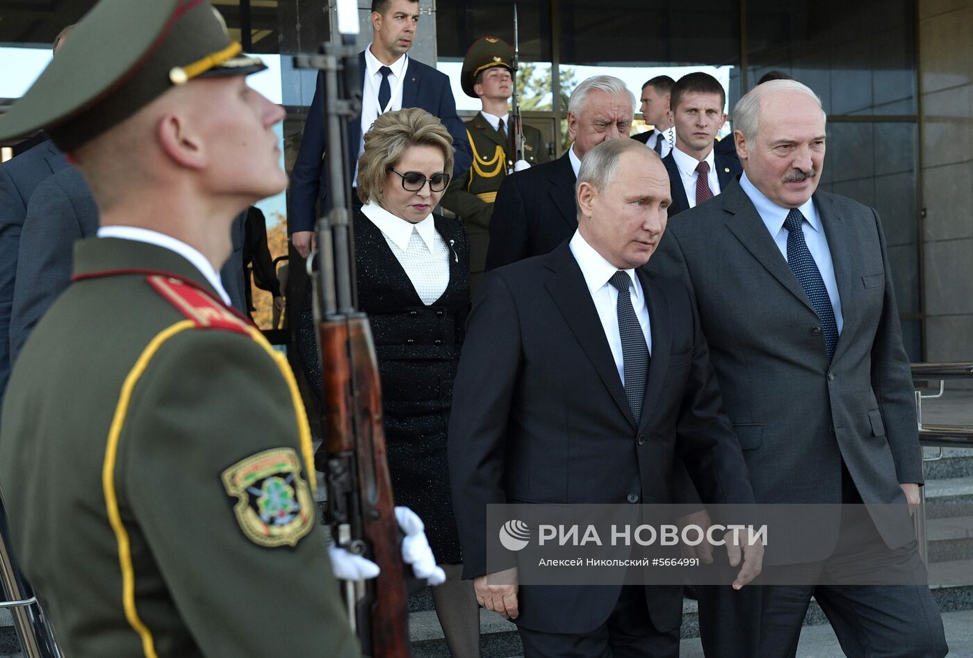 Визит президента РФ В. Путина в Белоруссию