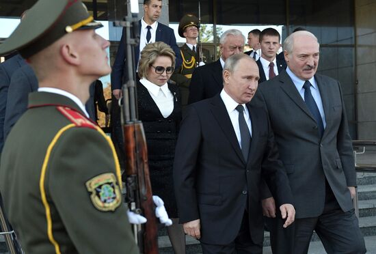 Визит президента РФ В. Путина в Белоруссию