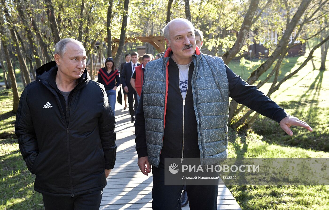 Визит президента РФ В. Путина в Белоруссию