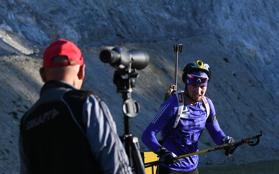 Биатлон. Тренировочный сбор национальной команды