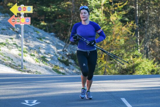 Биатлон. Тренировочный сбор национальной команды