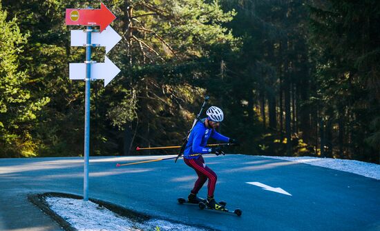 Биатлон. Тренировочный сбор национальной команды