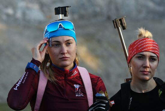 Биатлон. Тренировочный сбор национальной команды