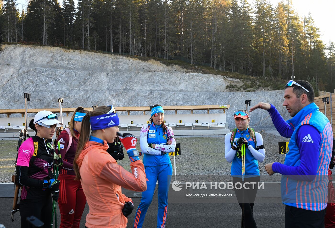 Биатлон. Тренировочный сбор национальной команды
