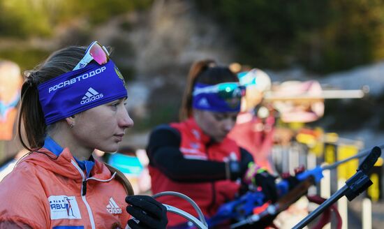 Биатлон. Тренировочный сбор национальной команды