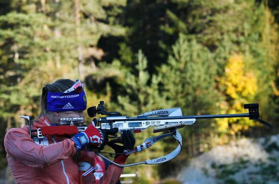 Биатлон. Тренировочный сбор национальной команды