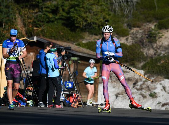 Биатлон. Тренировочный сбор национальной команды