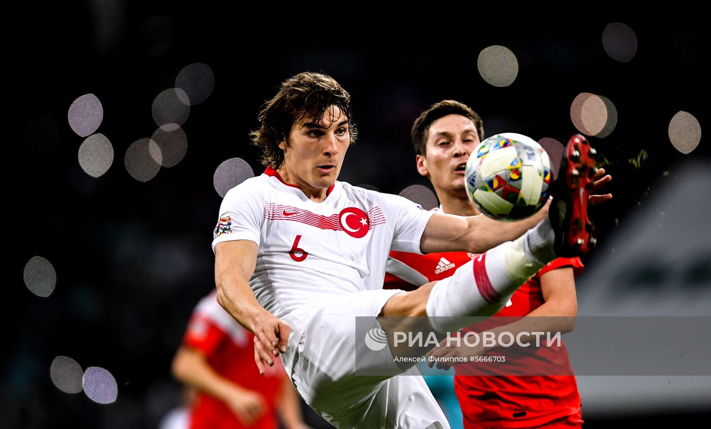 Футбол. Лига наций УЕФА. Матч Россия - Турция