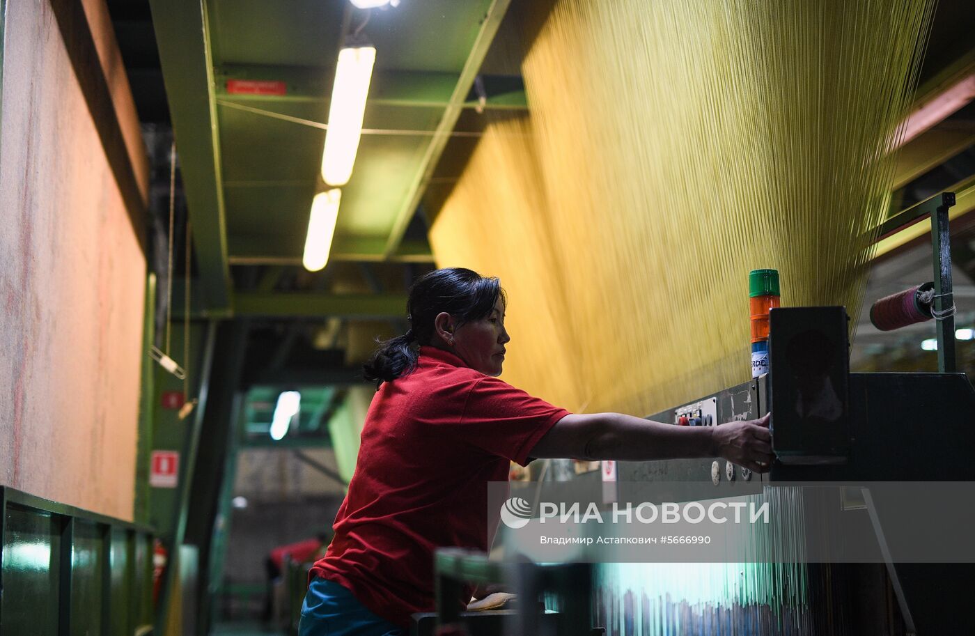 Фабрика по производству ковров «Эрдэнэт Хивс» в Монголии