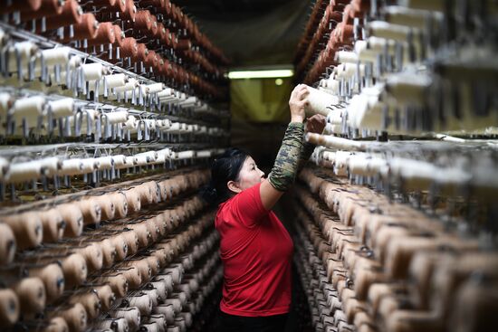 Фабрика по производству ковров «Эрдэнэт Хивс» в Монголии