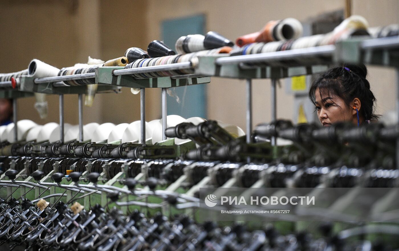 Фабрика по производству ковров «Эрдэнэт Хивс» в Монголии