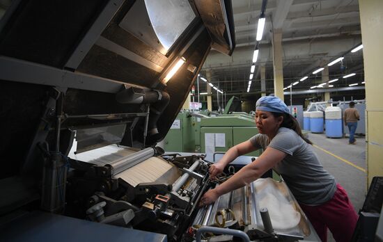 Фабрика по производству ковров «Эрдэнэт Хивс» в Монголии