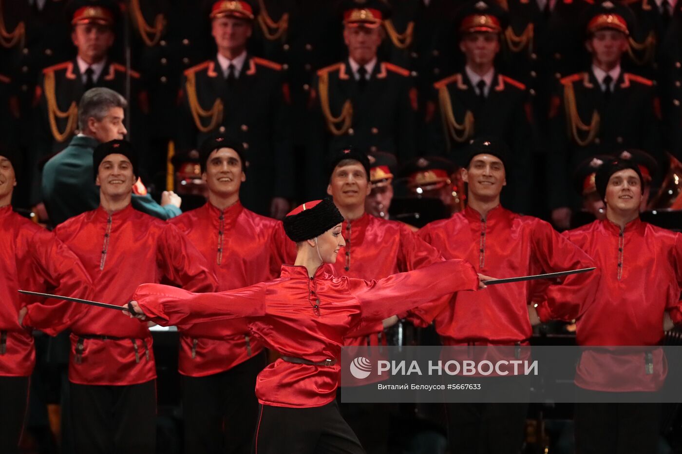 Юбилей ансамбля им. Александрова в Большом театре