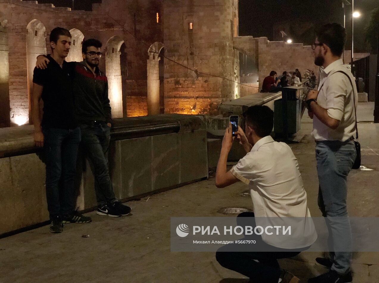 Город Алеппо в Сирии