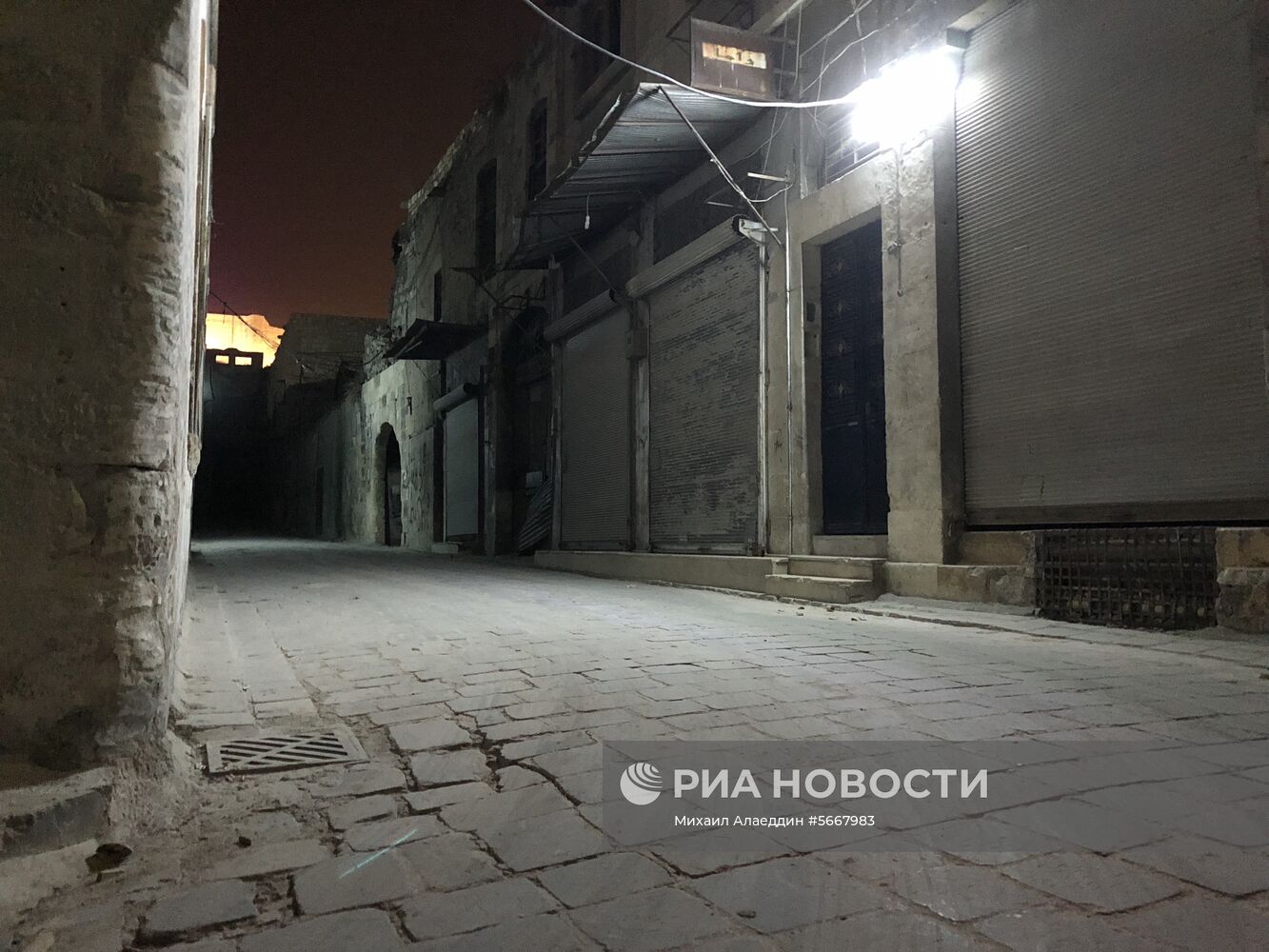 Город Алеппо в Сирии