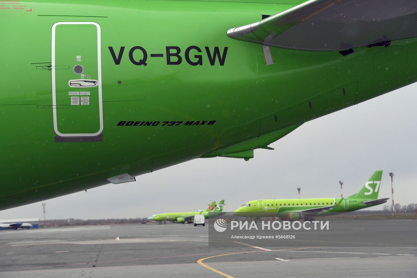 S7 получила первый в России Boeing 737 MAX