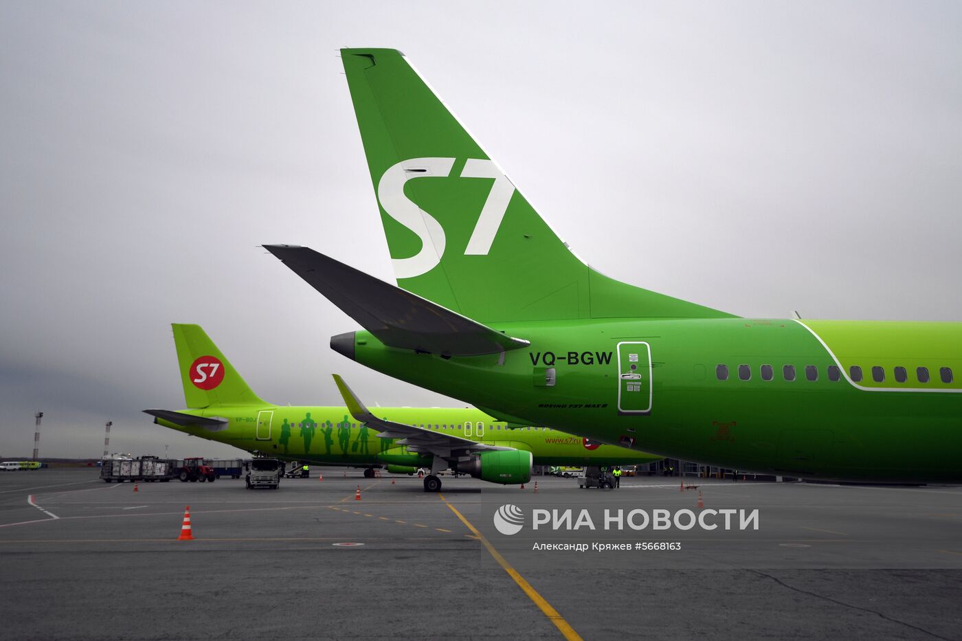 S7 получила первый в России Boeing 737 MAX