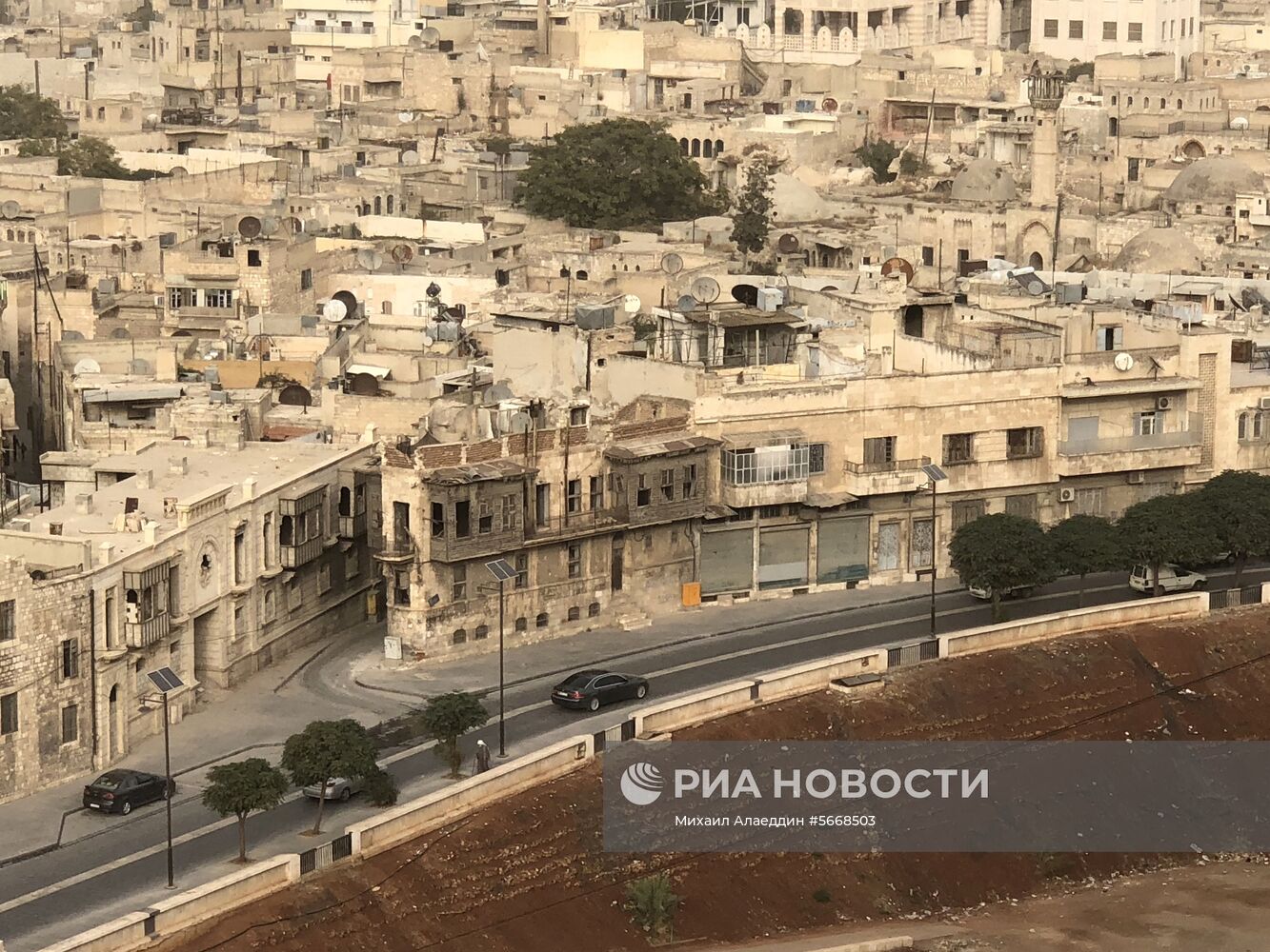 Город Алеппо в Сирии