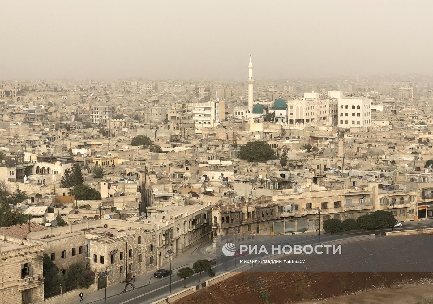 Город Алеппо в Сирии