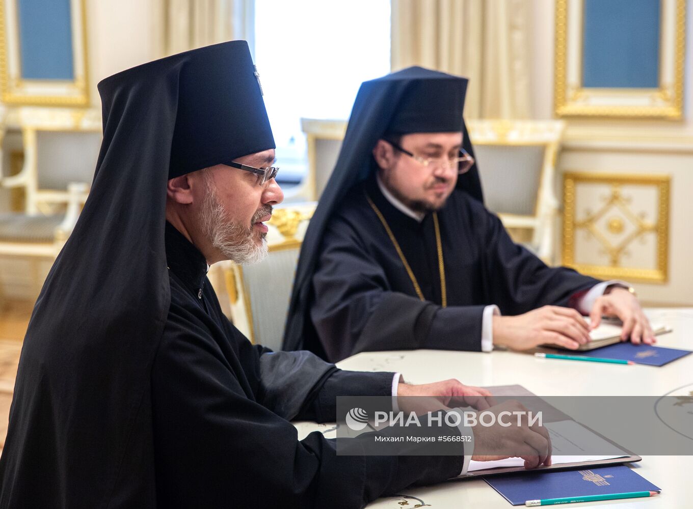 Встреча президента Украины Петра Порошенко с экзархами Вселенского Патриарха в Киеве