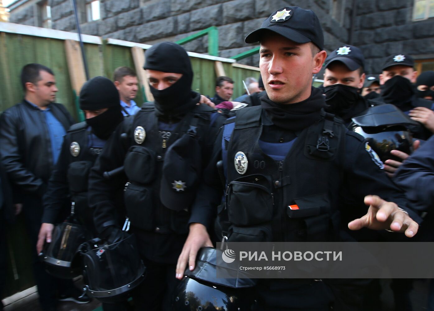 Акция протеста профсоюзов в Киеве