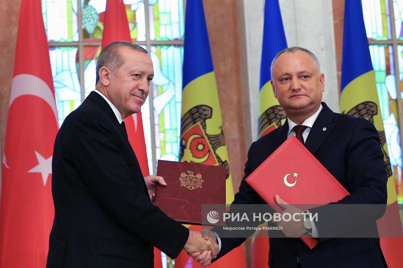 Визит президента Турции Р. Т. Эрдогана в Кишинёв