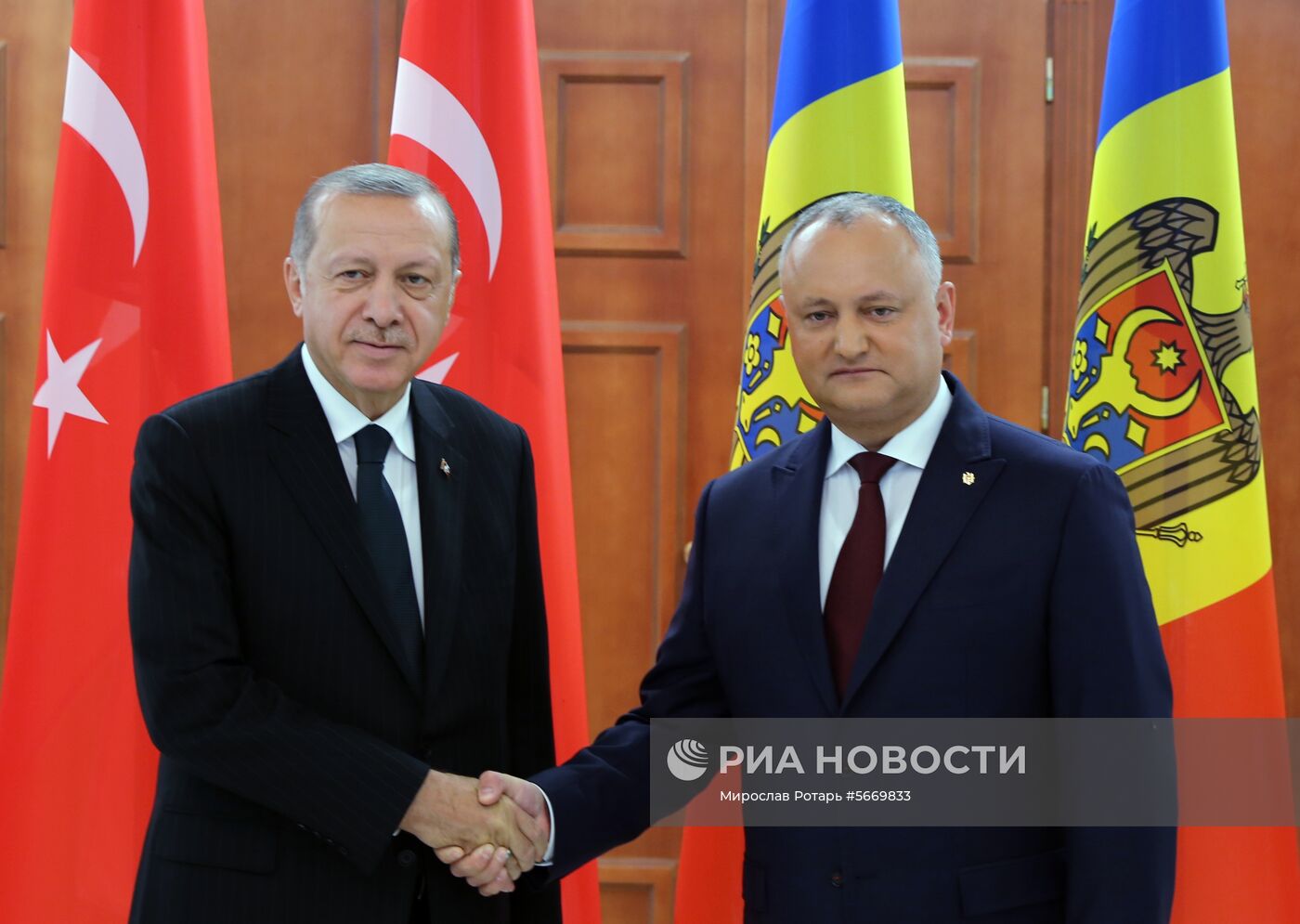 Визит президента Турции Р. Т. Эрдогана в Кишинёв