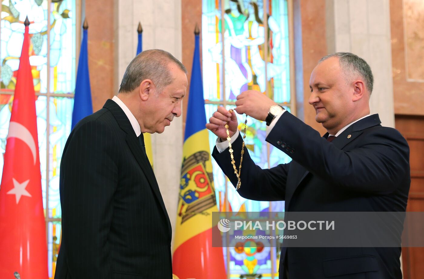 Визит президента Турции Р. Т. Эрдогана в Кишинёв