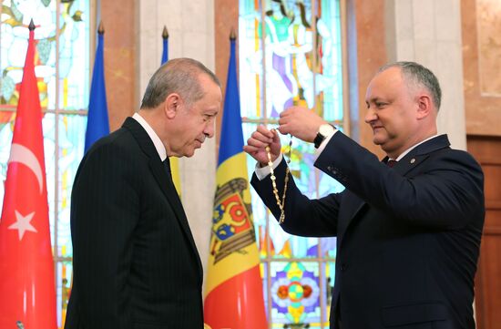 Визит президента Турции Р. Т. Эрдогана в Кишинёв