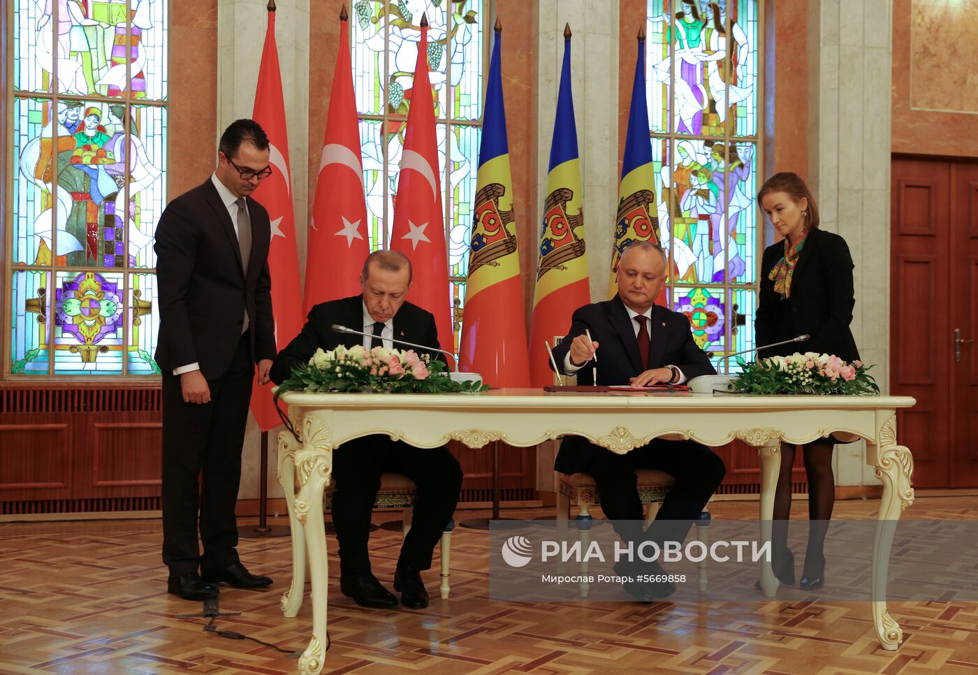 Визит президента Турции Р. Т. Эрдогана в Кишинёв