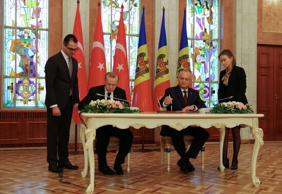 Визит президента Турции Р. Т. Эрдогана в Кишинёв