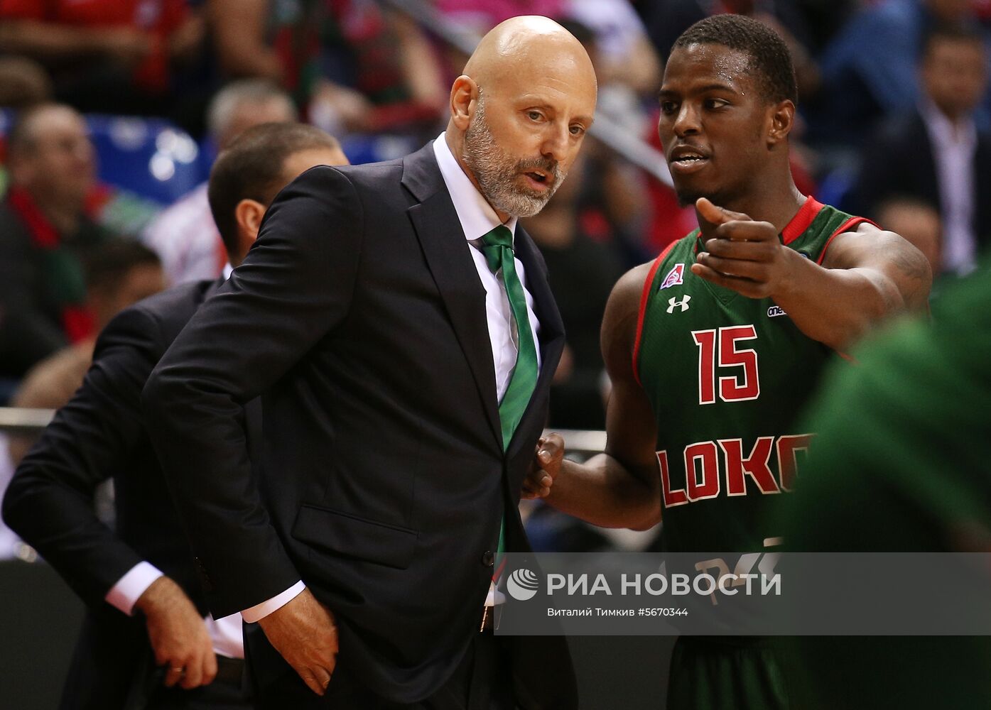 Баскетбол. Кубок Европы. Матч "Локомотив-Кубань" - "Тофаш"