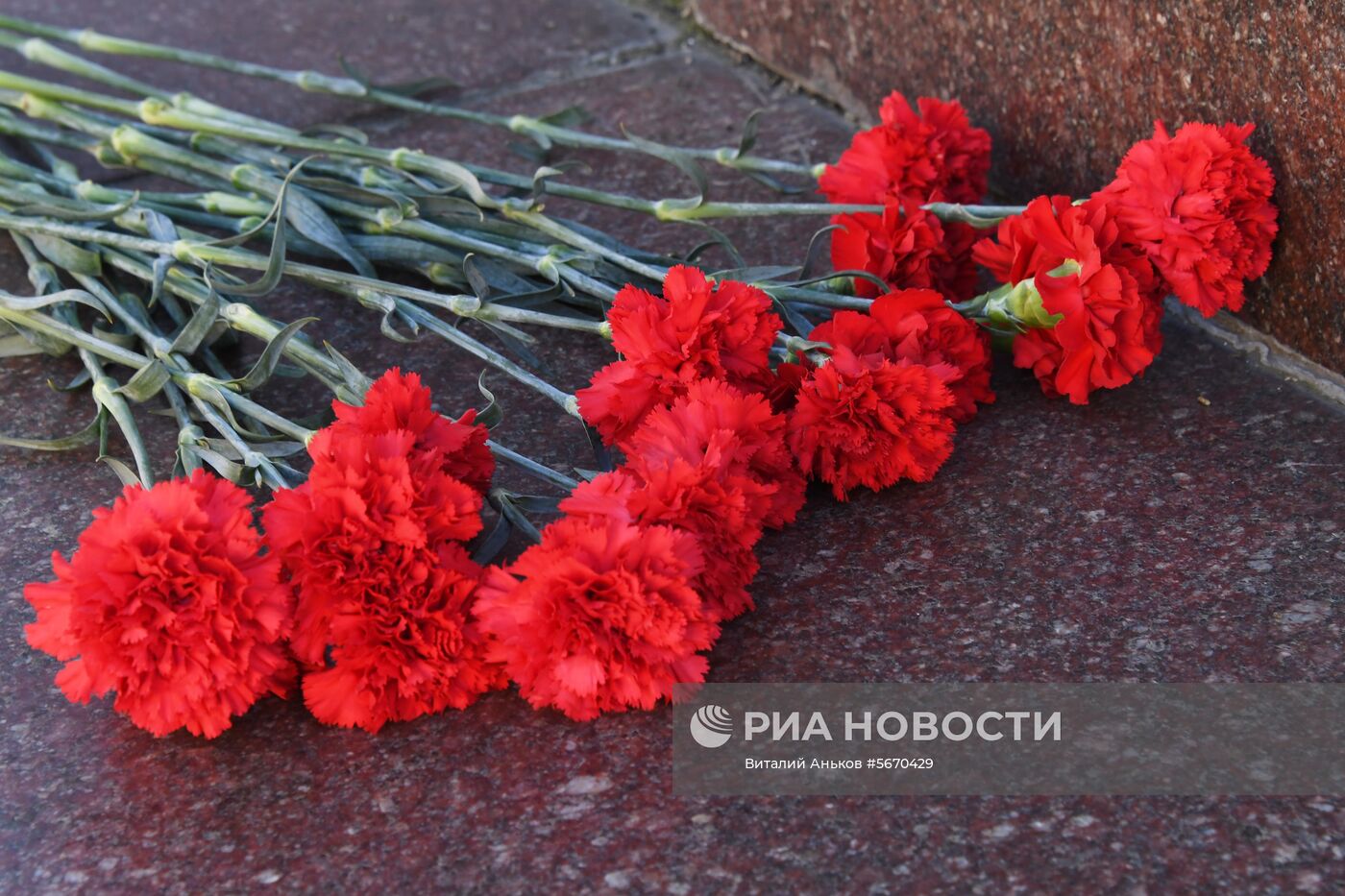 Акции памяти о погибших при нападении на колледж в Керчи