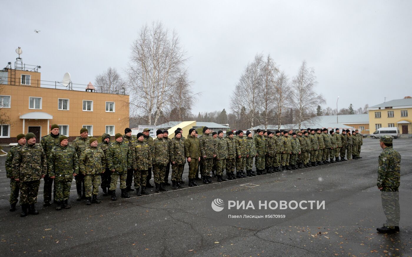 Учебные сборы сотрудников следственного комитета в Свердловской области