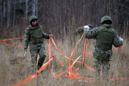 Учебные сборы сотрудников следственного комитета в Свердловской области