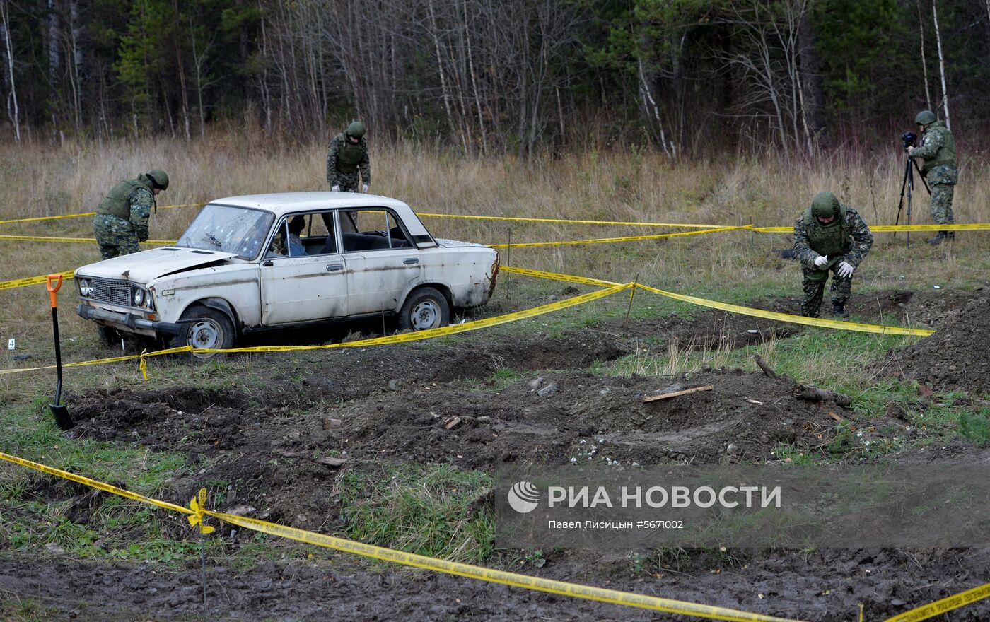 Учебные сборы сотрудников следственного комитета в Свердловской области