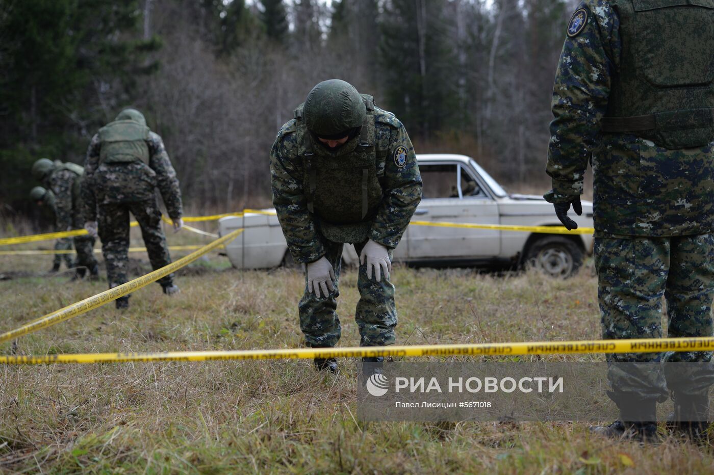 Учебные сборы сотрудников следственного комитета в Свердловской области